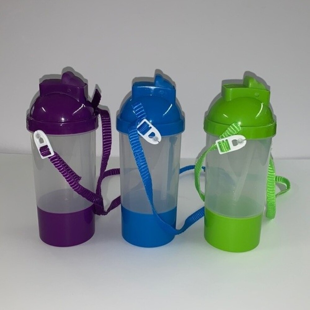 Re-Usable Rock N Snack Canteen Water Bottle For Ages 3 & Up.  Set of 3